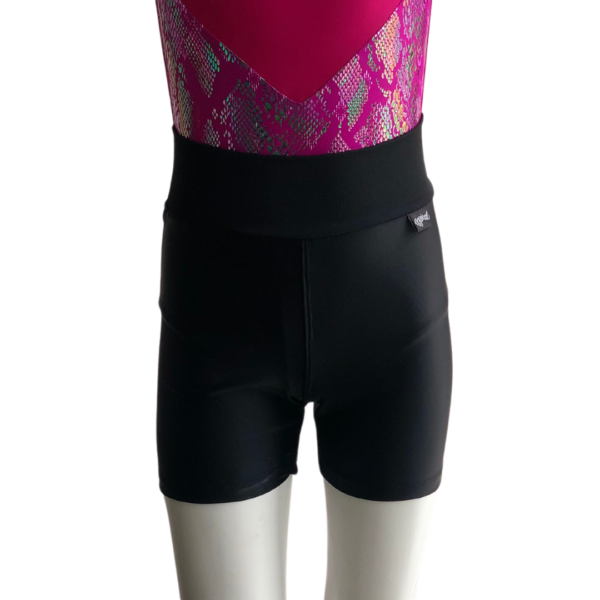 CALZA CORTA LYCRA COLOR NEGRO
