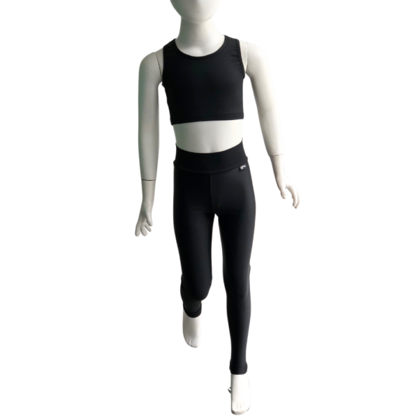 CALZA LARGA LYCRA DUPONT COLOR NEGRO ESPIRAL